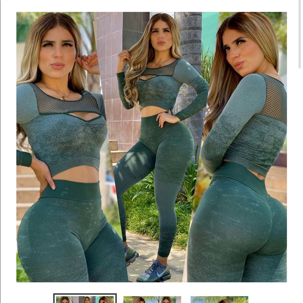 New gym set pants an top